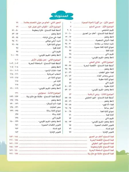 كتاب اللغة العربية للصف الثالث الابتدائي pdf ترم اول